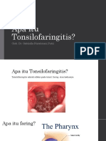 Tonsilofaringitis Penyuluhan