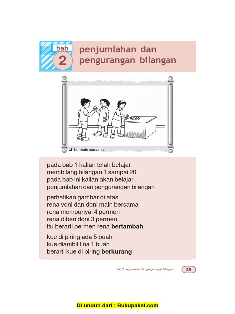 Materi 2 Matematika Kelas 1