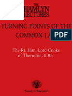 Turning Points of the Common Law