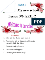 Unit 1 My New School Leson 6 Skills 2