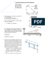 Mecánica de materiales: Ejercicios de práctica calificada