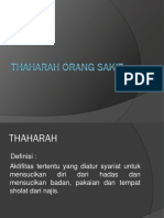 Thaharah Orang Sakit