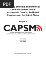 Download Survey of Official  Unofficial Law Enforcement Twitter Accounts in Canada the United Kingdom  the United States by Canadian Association of Police on Social Media SN36761664 doc pdf