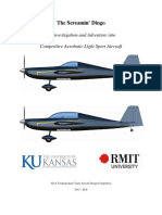 1 St Place Undergrad Aircraft AIAA Design