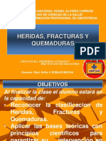 III Clase Heridas Quemaduras Fracturas