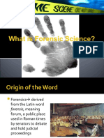Forensic Science Intro