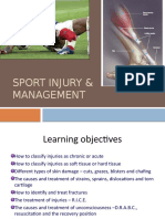 Sport Injury and Management