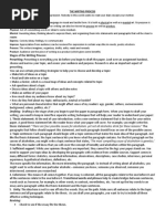 Stages of The Writing Process: Prewriting: Prewriting Is Everything You Do Before You Begin To Draft The Paper. Look Over An Assignment Handout