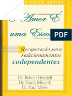 LIVRO O AMOR É UMA ESCOLHA, Hemfelt, Minirth, Meier PDF