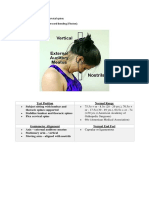 Cervical Spine ROM Assessment Chart | PDF | Technology & Engineering