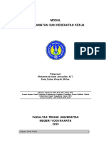 Modul Keselamatan Dan Kesehatan Kerja