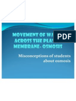 Movement of Water Across the Plasma Membrane- Osmosis(2)