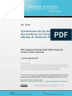 Variaciones de La Mujer Devoradora en Cuentos de Oficina PDF