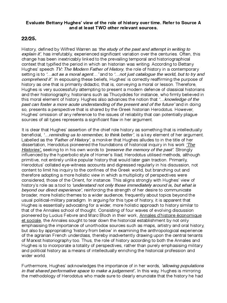 hughes-view-of-history-aligns-with-herodotus-and-the-annales-school
