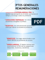 Conceptos Generales Sobre Remuneraciones