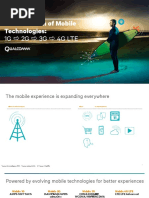 The Evolution of Mobile Technologies 1g To 2g To 3g To 4g Lte