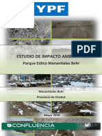 Estudio Ambiental Del Parque Eólico Manantiales Behr - Provincia Del Chubut