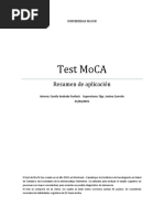 MoCA 8.1 BLIND - Spanish Instructions | PDF | Memoria | Verbo