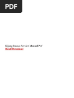 Download Kijang Innova Service Manual PDF by Wijoyo Kusumo SN367647663 doc pdf