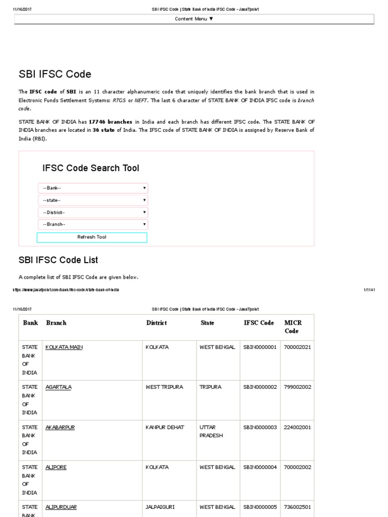 Sbi Ifsc Code PDF Companies Of Asia Independent India