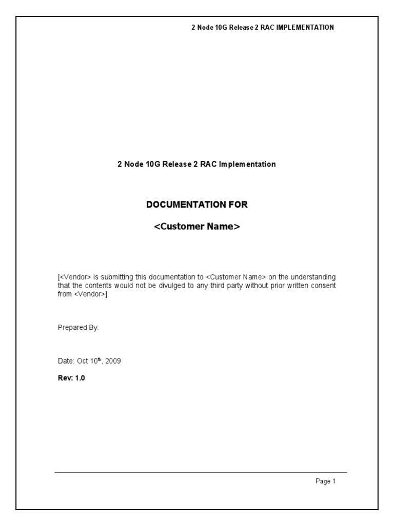 2 Node 10G RAC Implementation Guide | PDF | Oracle Database | Port ...