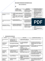 Informe Tecnico Pedagogico Matematica 