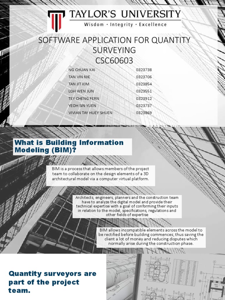Software Presentation Final Pdf Building Information Modeling