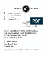 Use of Arbitrary Quasi-Orthogonals for Calculating Flow Distribution in the Meridional Plane of a Turbomachine.pdf