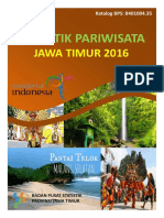 Statistik Pariwisata Jawa Timur Tahun 2015 - 2016