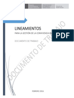 0 Lineamientos de Convivencia Escolar - Documento de Trabajo