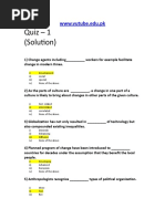 Cultural Anthropology - SOC401 Spring 2006 Quiz 01 Solution