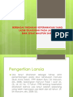 Berbagai Tindakan Keperawatan Yang Lazim Dilakukan Pada Lansia