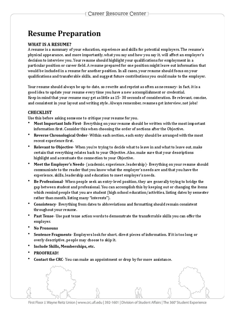 CRC ResumePreparation PDF Résumé Qualia