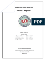 Makalah Statistika Deskriptif Analisa Regresi