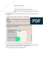 Configuration of Purchase Requisition Release Stratejy
