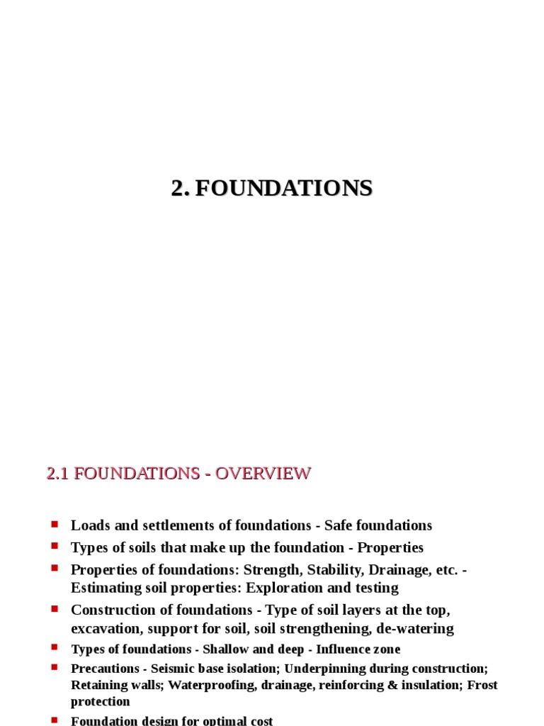 Notes 2 For ENGI3731 | PDF | Deep Foundation | Foundation (Engineering)