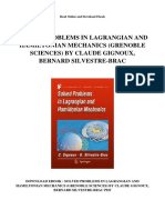 Solved Problems in Lagrangian and Hamiltonian Mechanics Ebook