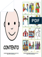 Trabajo Emociones - Contento Pictos Arasaac