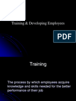 Training & Developing Employees