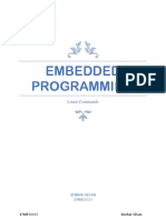 Embedded Programming: Linux Commands