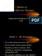 Covey's 7 Habits Teachers