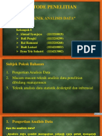 Kelompok 9 - Teknik Analisis Data PDF