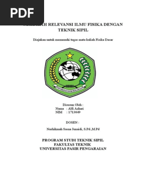 Alfi Azhari Fisika Dengan Teknik Sipil