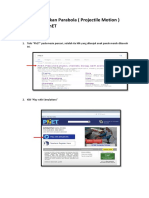 Tutorial PhET (Projectile Motion)