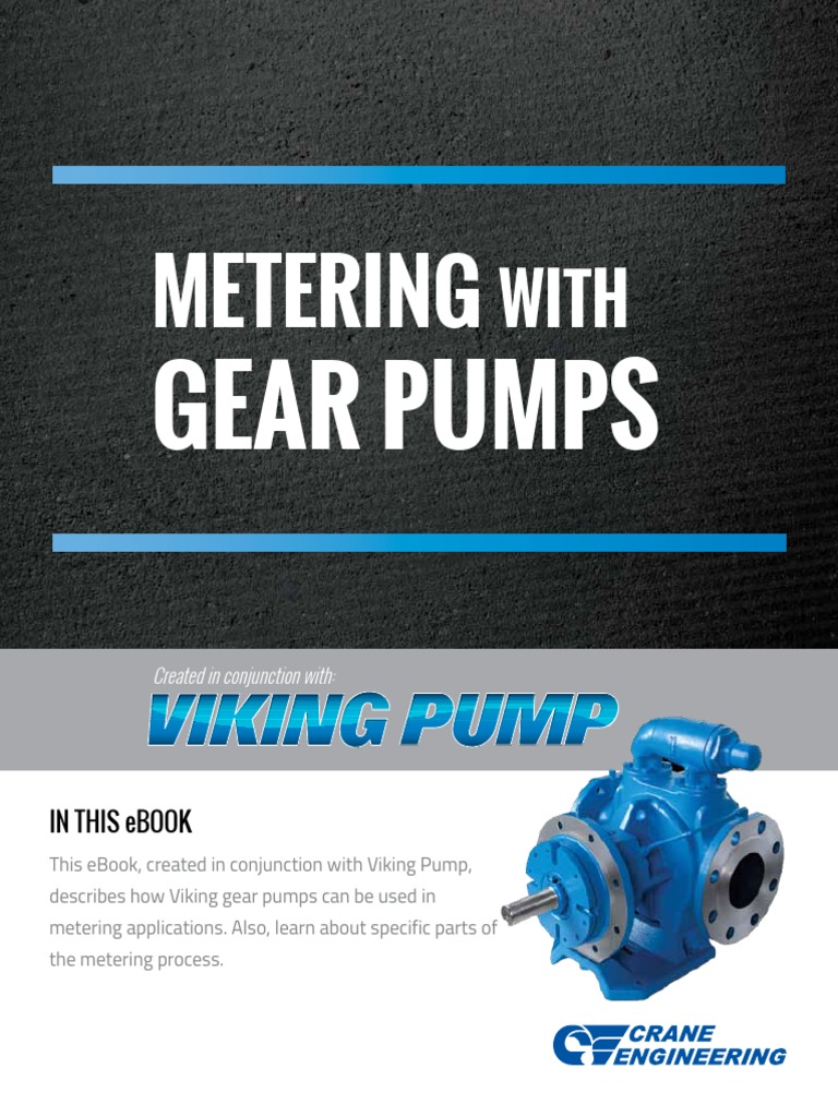 FINAL Metering With Gear Pumps PDF Pump Liquids