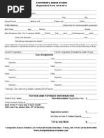 Footprints Registration Form