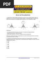 Geometria Plana Arcos Na Circunferência