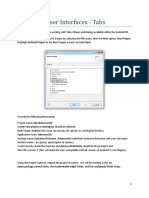 Lesson 1, Step 5 Advanced User Interface Part 1 - Tabs PDF