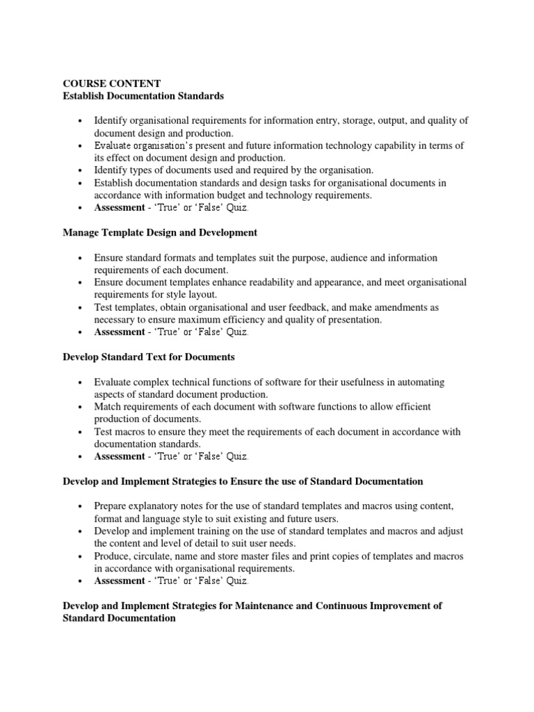 Information Technology Documentation Template from imgv2-1-f.scribdassets.com