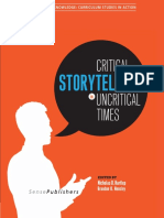 (Constructing Knowledge_ Curriculum Studies in Action) Nicholas D. Hartlep, Brandon O. Hensley (Eds.)-Critical Storytelling in Uncritical Times_ Stories Disclosed in a Cultural Foundations of Educatio